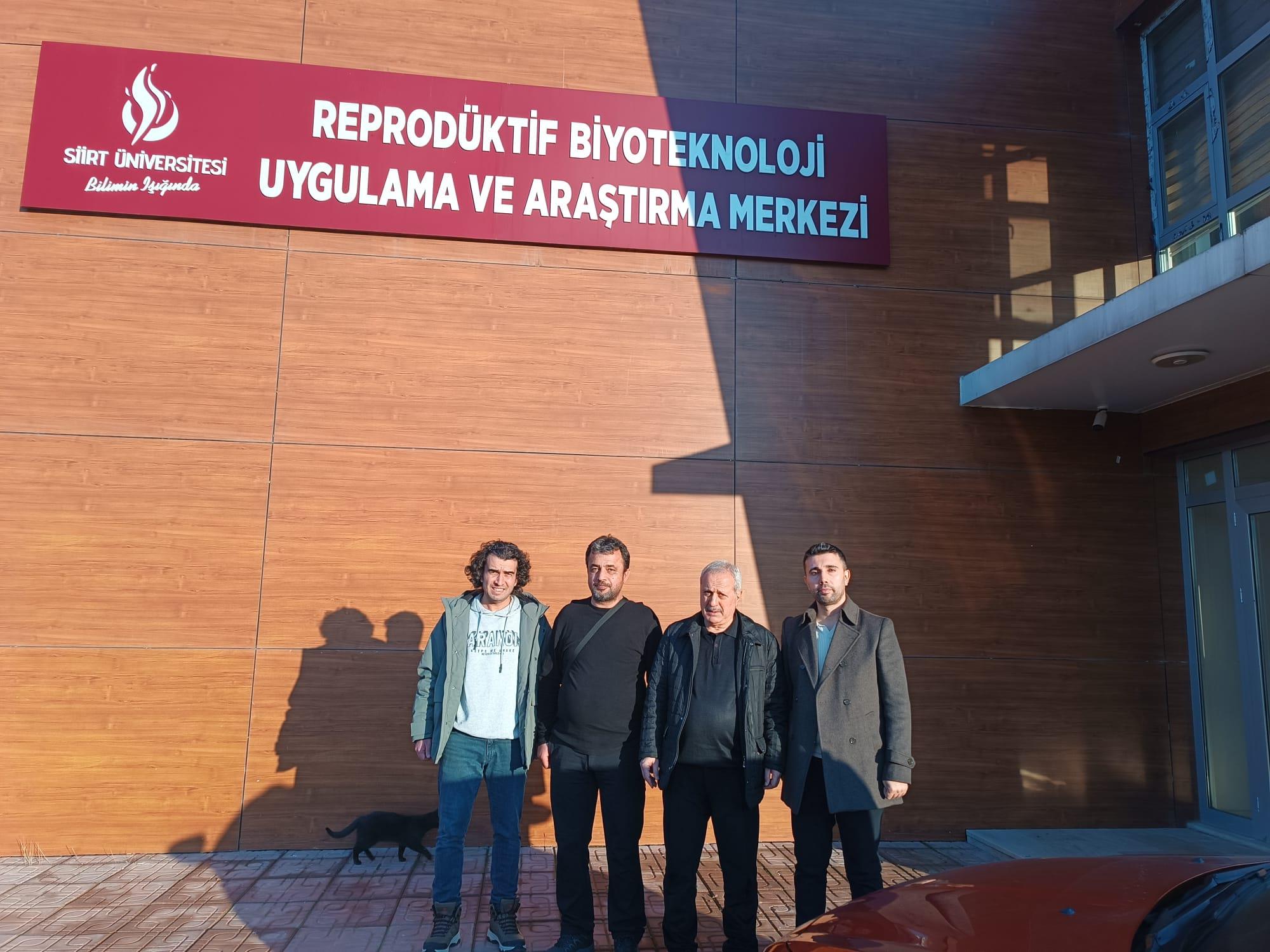 Elazığ Veteriner Kontrol Enstitüsü Müdürü ve personeli ziyareti